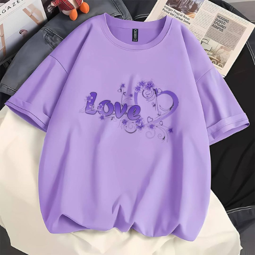 Summer friendly Kids T-shirt Purple
