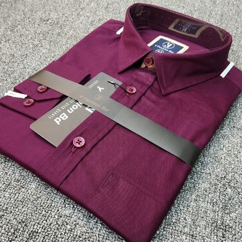 Cotton Executive Formal Shirt - Maroon