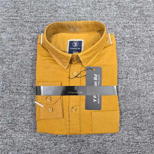 Cotton Executive Formal Shirt - Brown